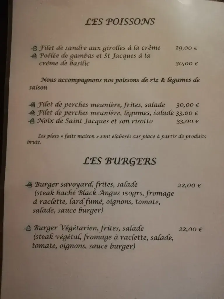 Menu_Restaurant Le Chalet de l'hotel Le Kandahar_France_image_4