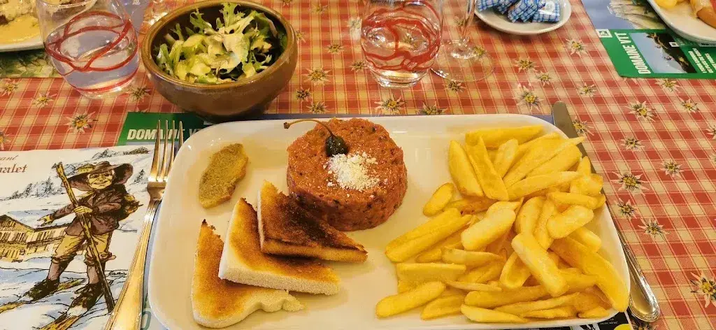 Menu_Restaurant Le Chalet de l'hotel Le Kandahar_France_image_5