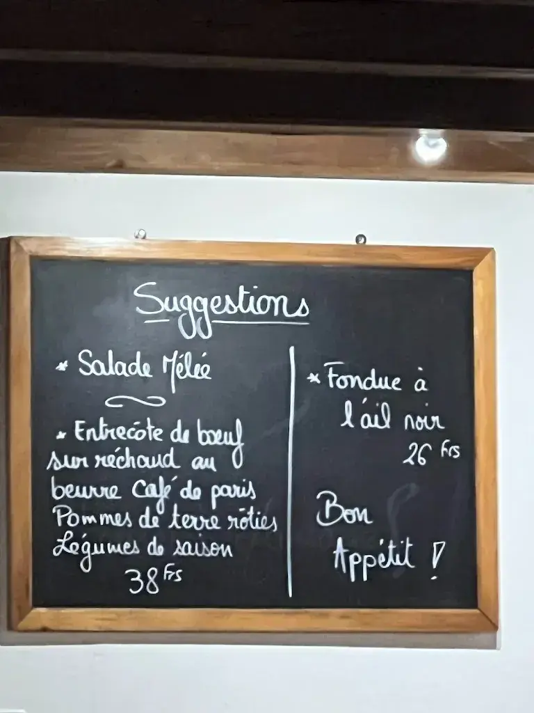 Menu_Le Chalet (restaurant et fromagerie de démonstration)_Château-d’Œx_image_4