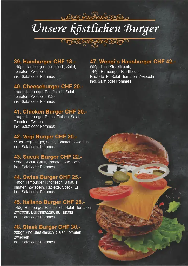 Wengi's Steakhouse_Solothurn_menu_image_1