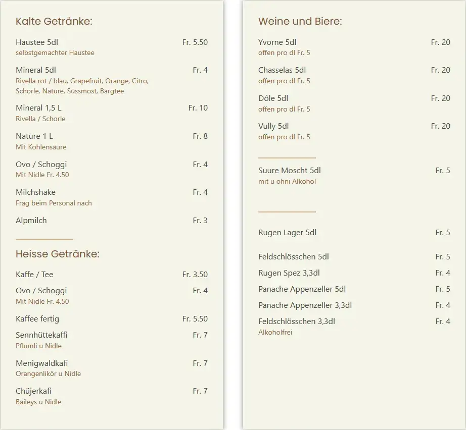 Menu_Bergrestaurant Sennhütte Menigwald_Diemtigen_image_2