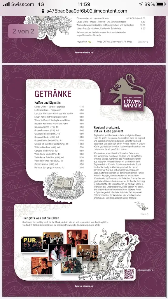 Menu_Löwen Wimmis_Wimmis_image_2