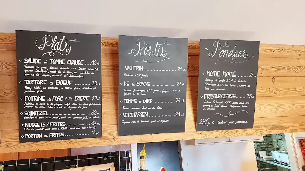 Plan-Francey restaurante en Moléson-sur-Gruyères
