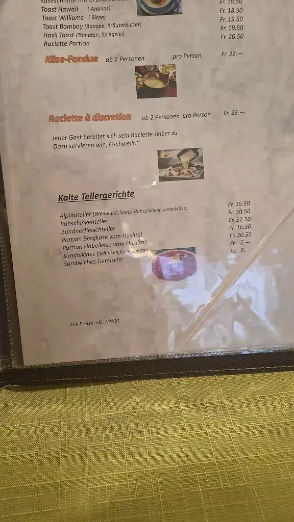 Menu_Hotel Restaurant Alpina_Innertkirchen_image_3