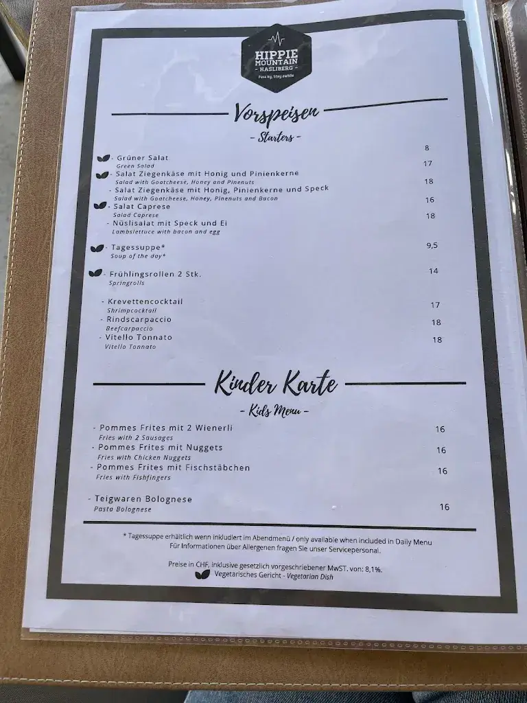 Menu_Hippie Mountain_Hasliberg Wasserwendi_immagine_1