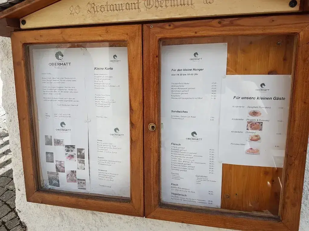 Menu_Restaurant Obermatt_Ergisch_image_1