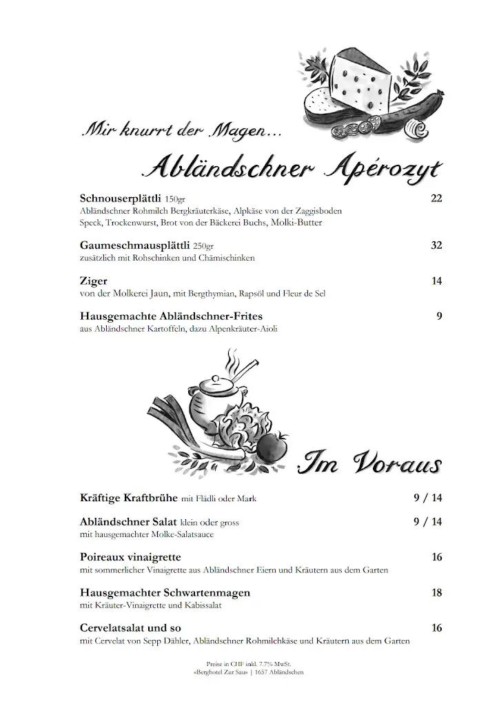 Menu_Berghotel Zur Sau_Abländschen_immagine_2
