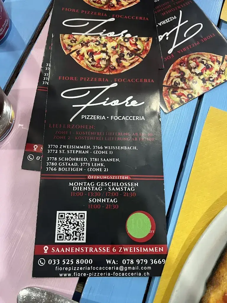 Fiore Pizzeria Focacceria restaurant à Zweisimmen