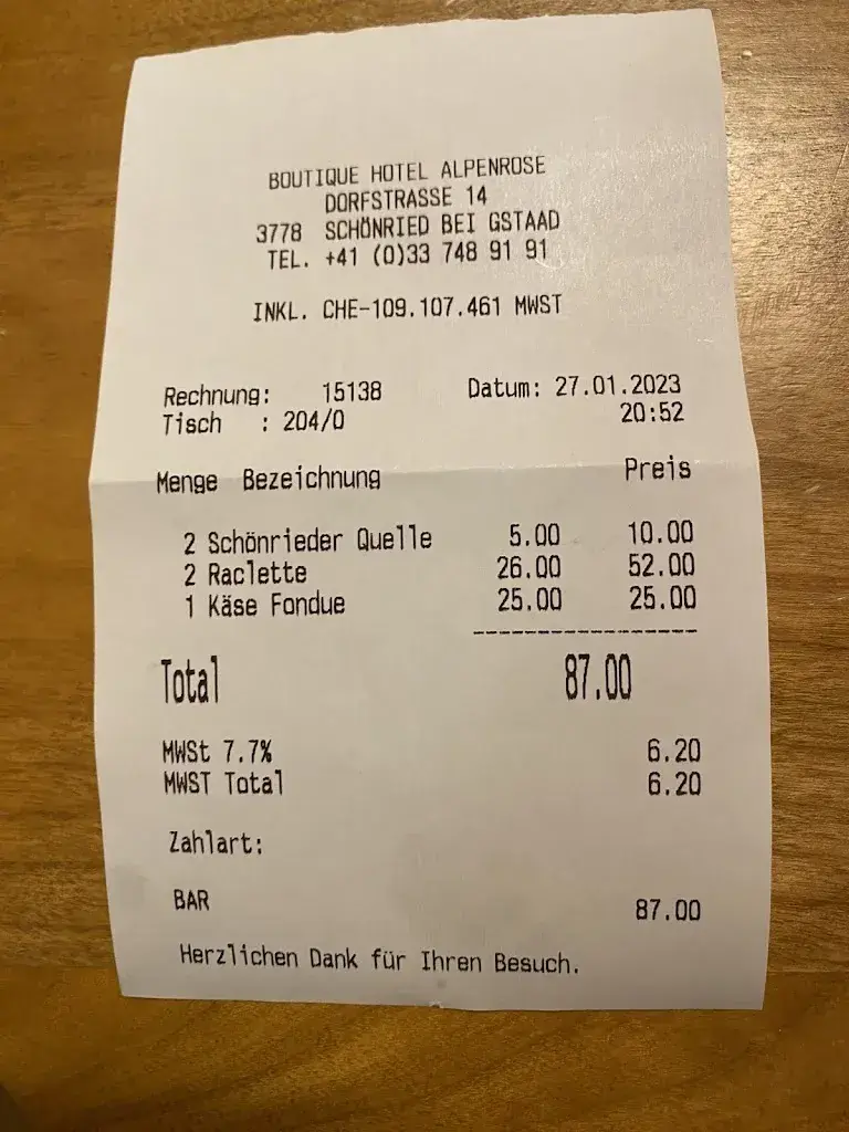 Clinton Lee_Sammy's Restaurant und Bar_Schönried_review