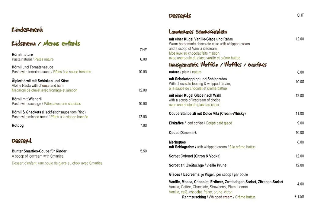 Restaurant Michel's Stallbeizli_Gstaad_menu_image_1