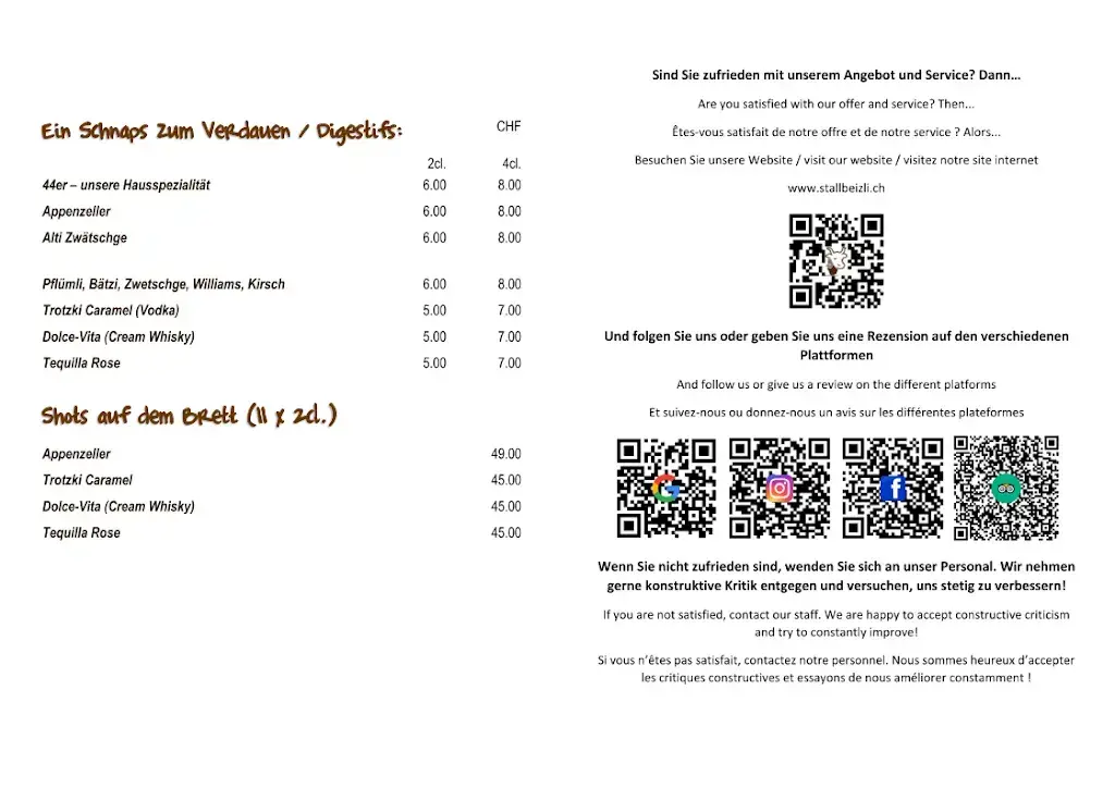 Menu_Restaurant Michel's Stallbeizli_Gstaad_image_3