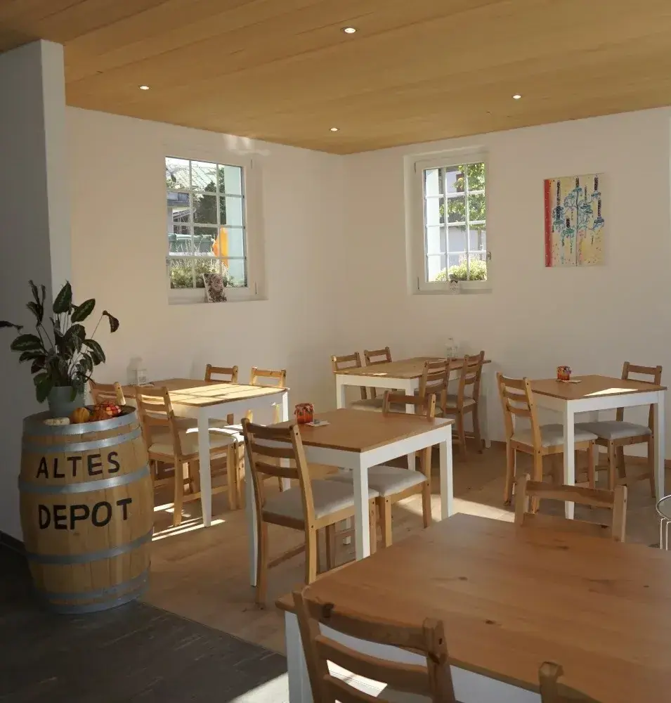 Altes Depot restaurant in Schwarzenburg