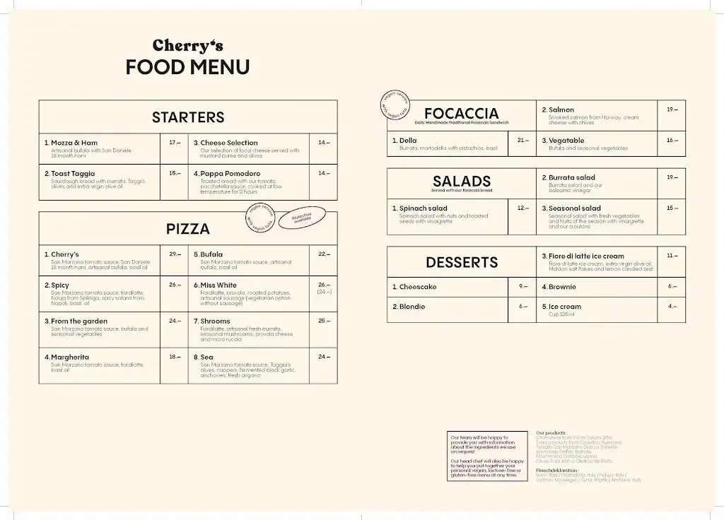 Menu_Cherry’s Bistro - Take away and Pizzeria_Saanen_image_1