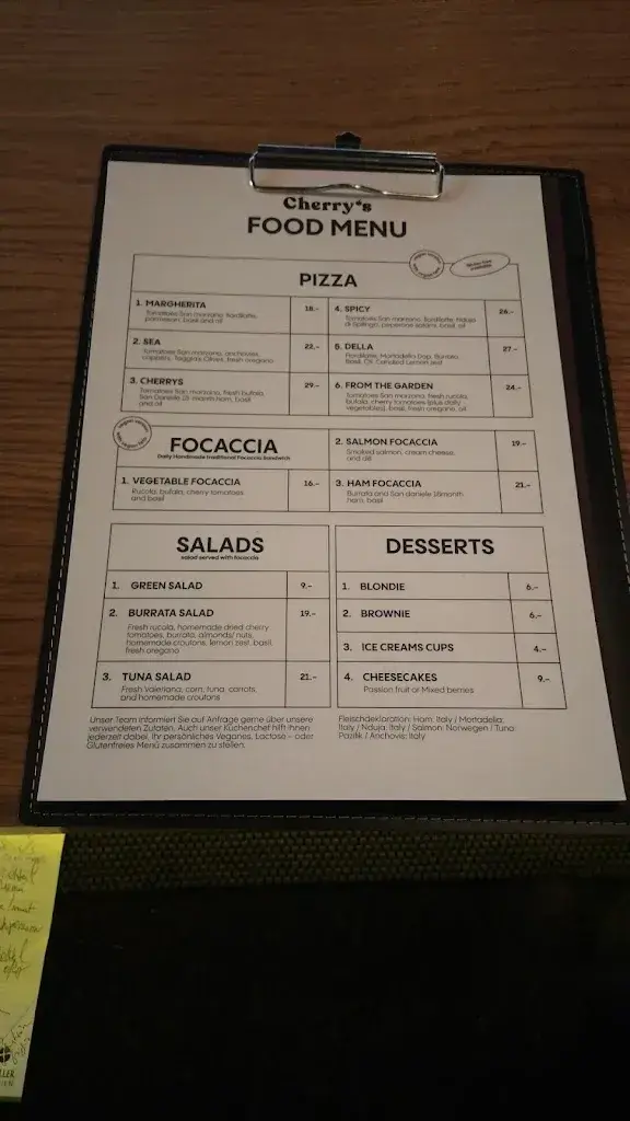 Menu_Cherry’s Bistro - Take away and Pizzeria_Saanen_image_2