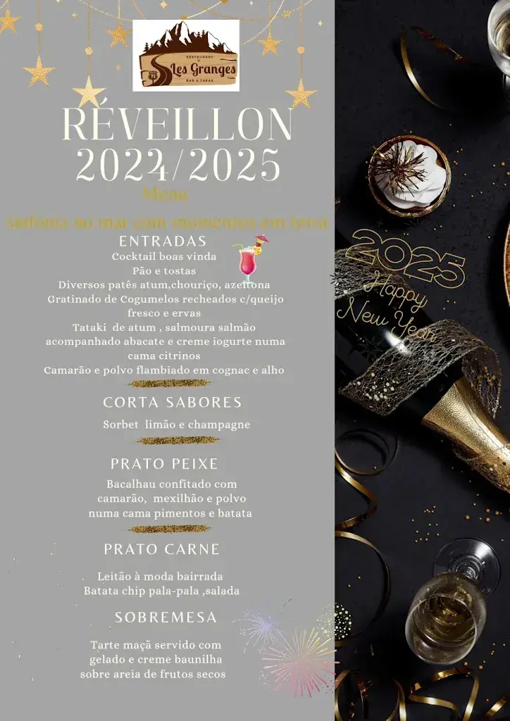 Menu_Restaurant Les Granges_Château-d’Œx_image_1