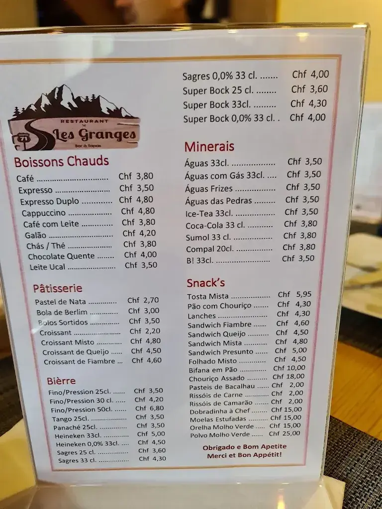 Menu_Restaurant Les Granges_Château-d’Œx_image_2