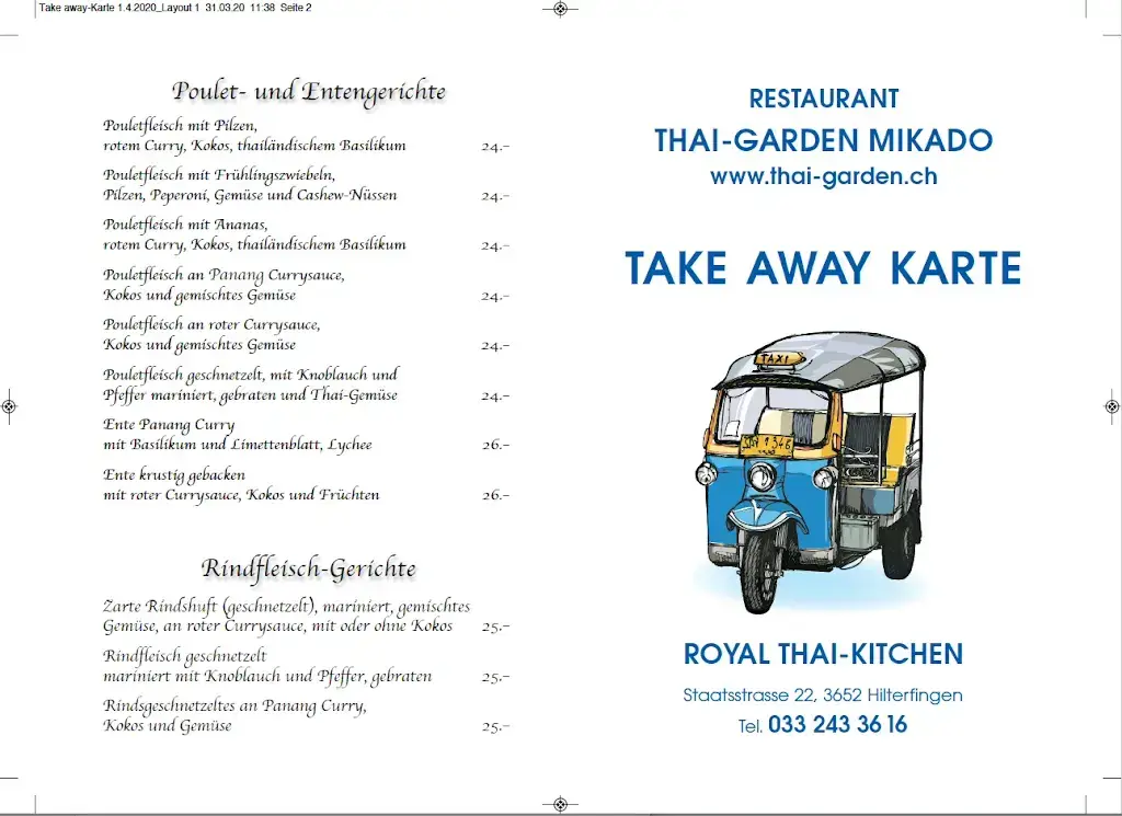 Menu_Thai Garden_Hilterfingen_imagen_3