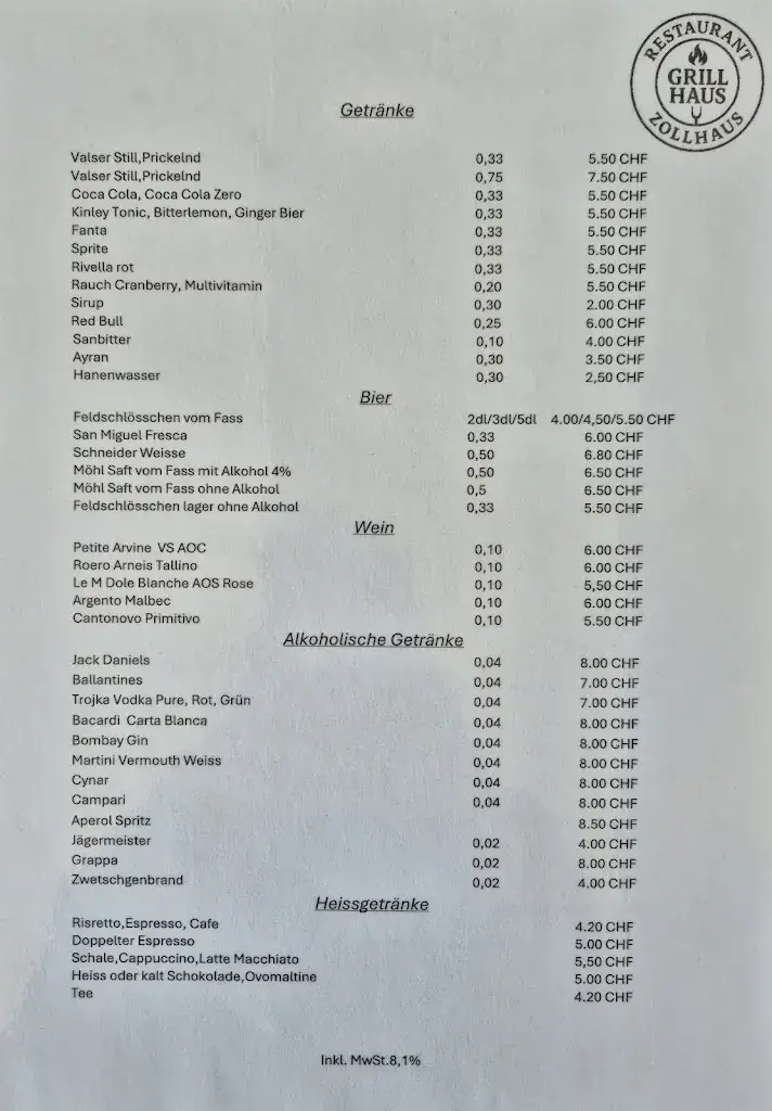 Menu_Restaurant Zollhaus Grill Haus_Thun_image_1