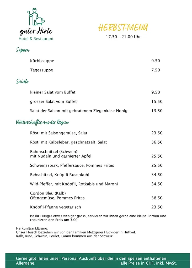 Restaurant guter Hirte_Huttwil_menu_image_1