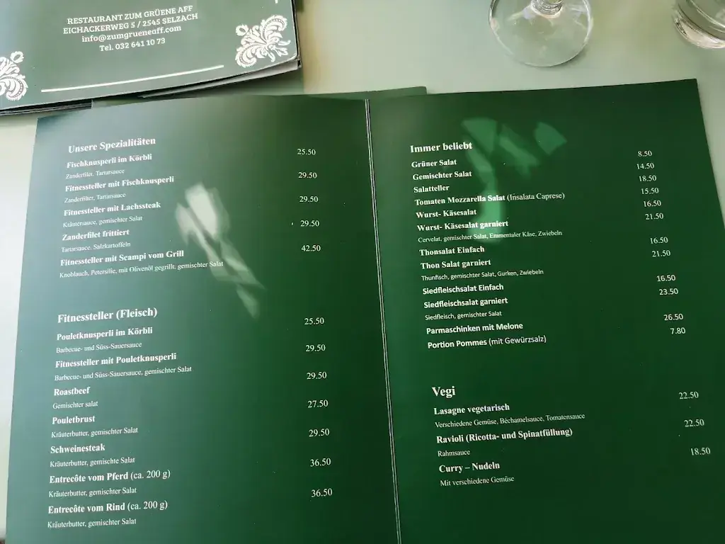 Menu_Restaurant Zum Grüene Aff_Selzach_image_3