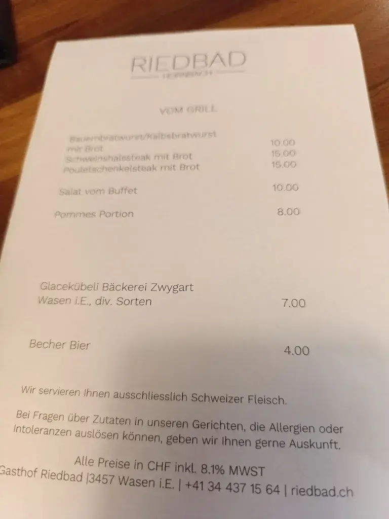 Menu_Gasthof Riedbad Hornbach_Sumiswald_image_1