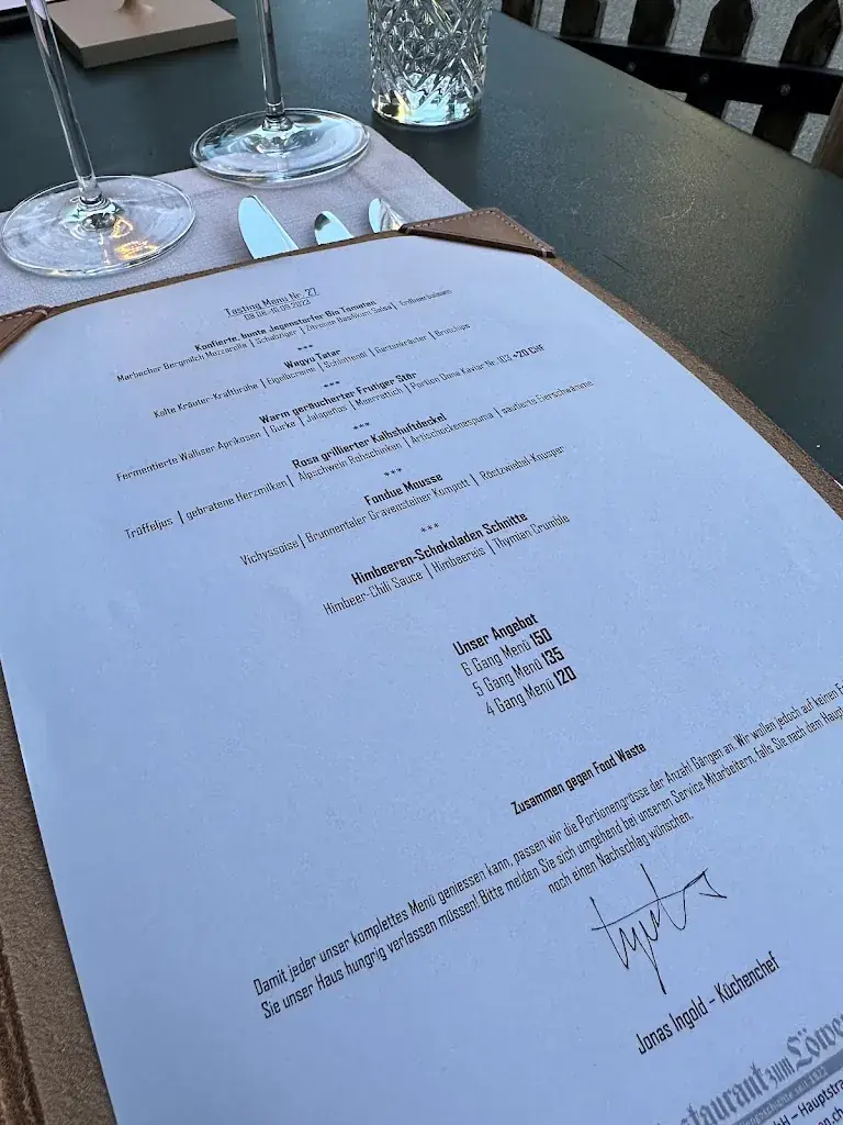 Menu_Restaurant Löwen_Berken_immagine_3
