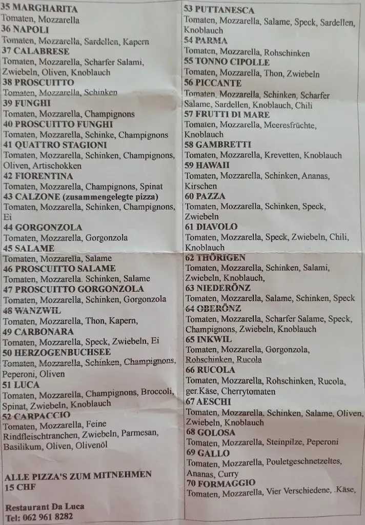 Menu_Hotel Restaurant Da Luca_Herzogenbuchsee_image_3