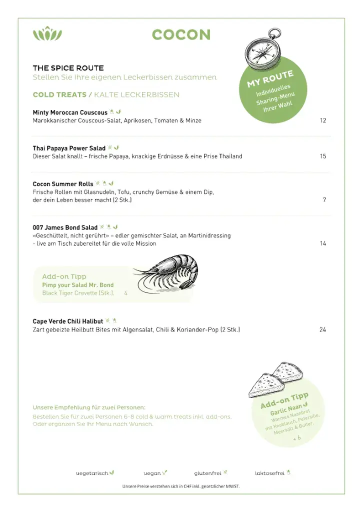 Menu_Restaurant Cocon_Meisterschwanden_imagen_2