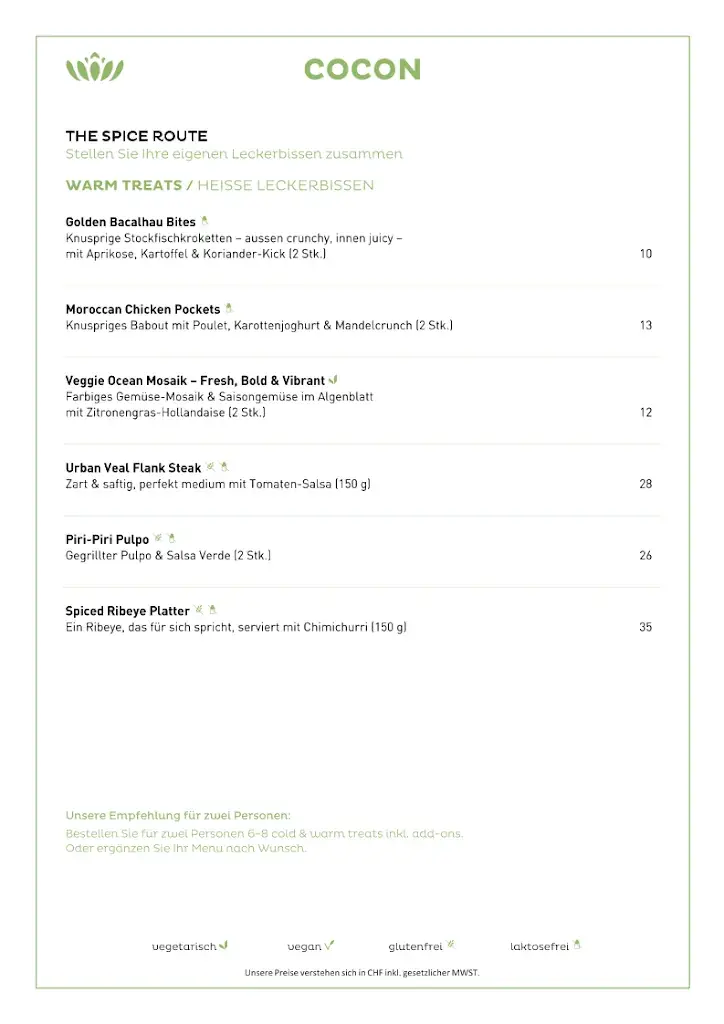 Menu_Restaurant Cocon_Meisterschwanden_imagen_4