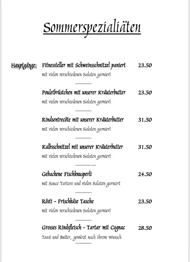 Menü_Landgasthaus Linde_Doppleschwand_Bild_2