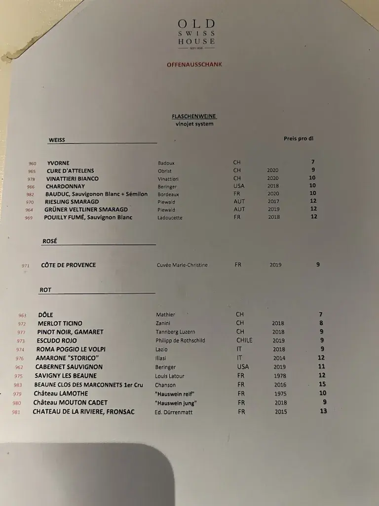 Menu_Old Swiss House_Luzern_image_4