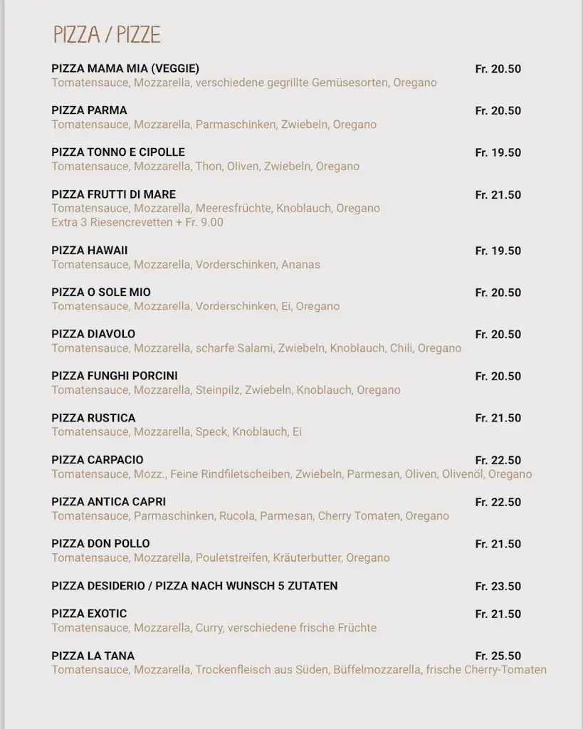 Menu_La Tana Kitchen & Café_Neuenkirch_image_2