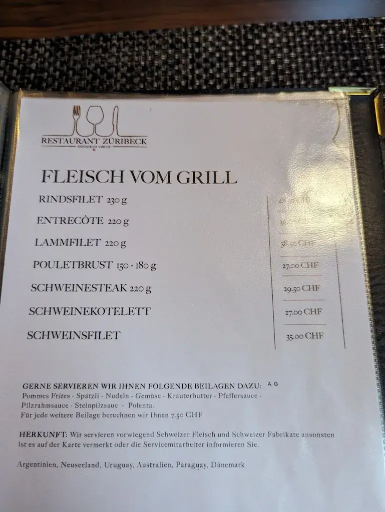 Menu_Restaurant Züribeck_Reinach_image_4