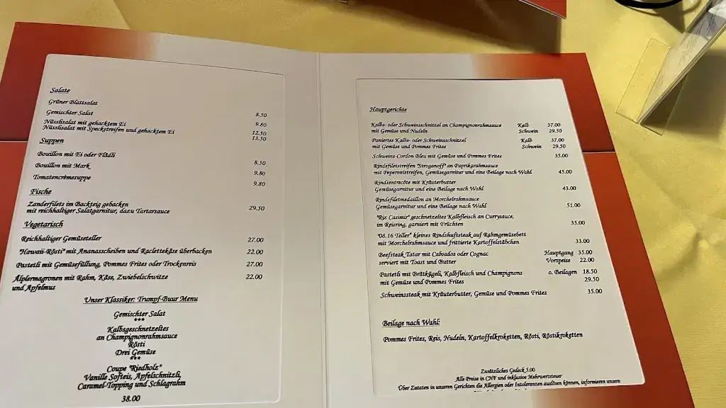 Trumpf-Buur restaurant à Ebikon