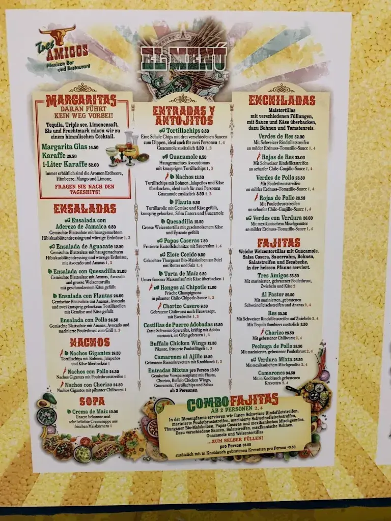 Menu_Restaurant Ebikon - Tres Amigos_Ebikon_image_3