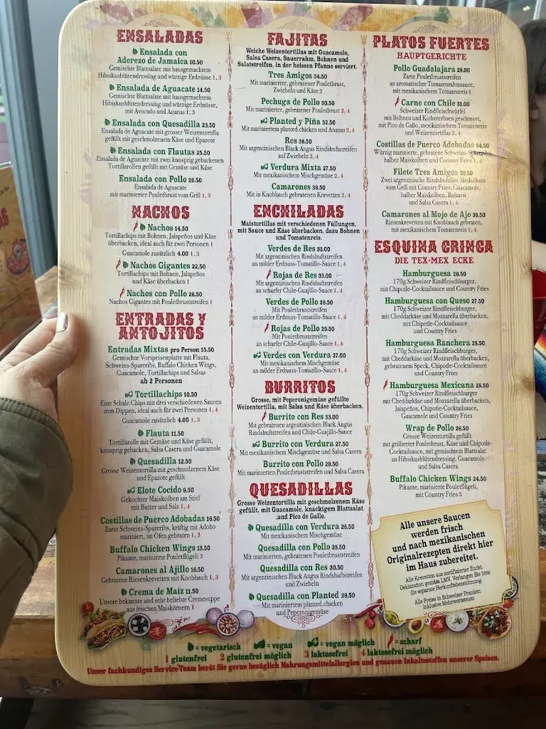 Menu_Restaurant Ebikon - Tres Amigos_Ebikon_image_4