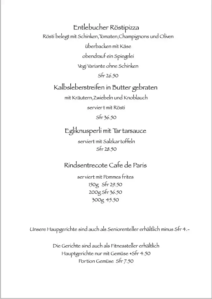 Menu_Restaurant Café Casanova_Adligenswil_image_1