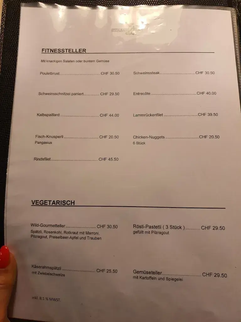 Menü_Restaurant Eule_Horw_Bild_2