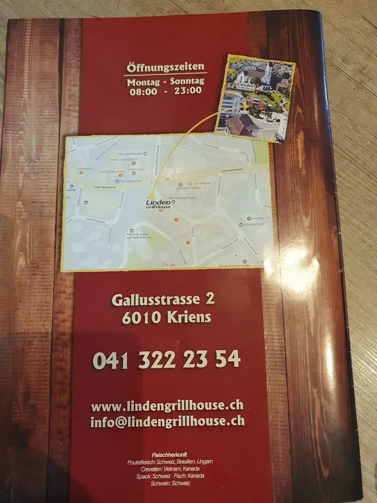 Linden Grillhouse restaurant à Kriens