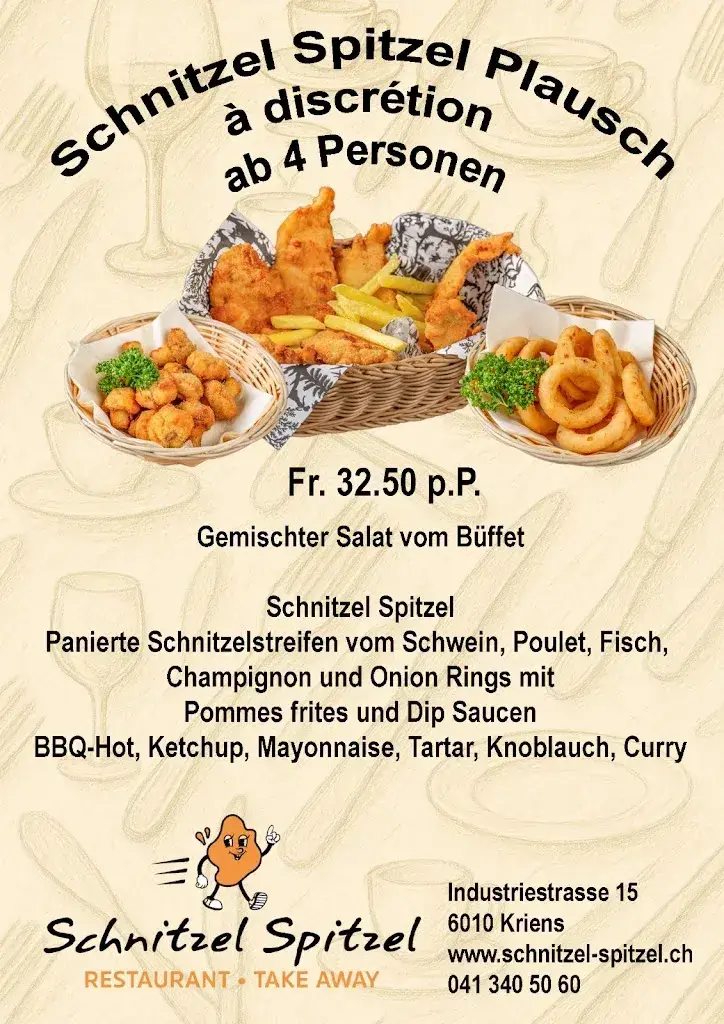 Schnitzel Spitzel Restaurant & Take Away ristorante a Kriens