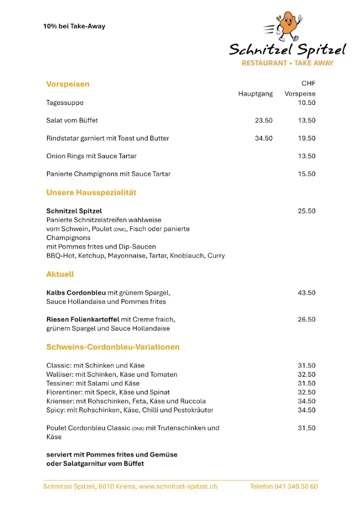 Menu_Schnitzel Spitzel Restaurant & Take Away_Kriens_image_4