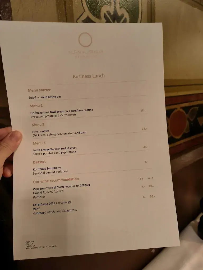 Menu_Kornhauskeller Restaurant & Bar_Bern_image_3