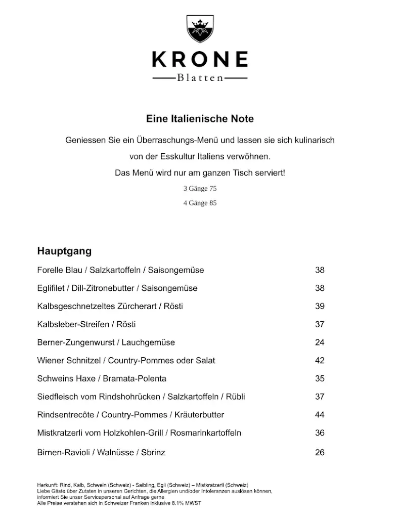 Gasthof Krone Blatten_Malters_menu_image_1