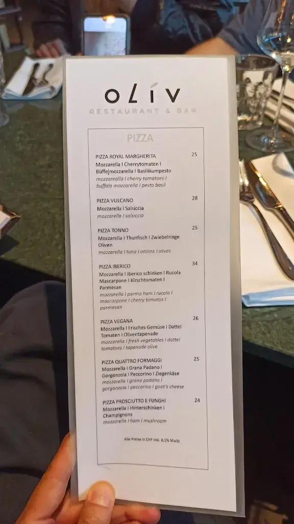 Menu_Oliv Restaurant & Bar_Bern_image_2