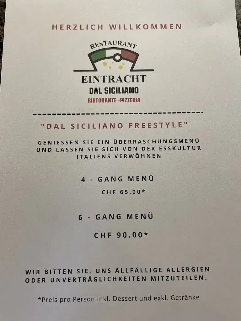 Menu_Dal Siciliano_Beromünster_immagine_3