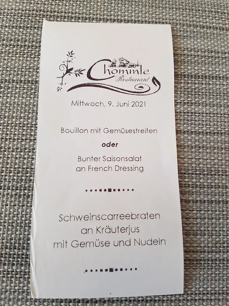 Restaurant Chommle_Gunzwil_menu_image_1