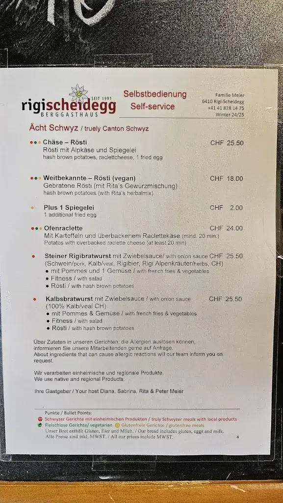 Menu_Berggasthaus Rigi Scheidegg, Peter Meier_Rigi Scheidegg_image_2