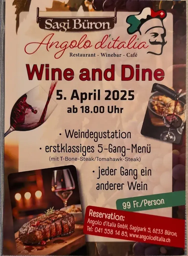 Menu_Restorante Angolo d'italia_Büron_image_2