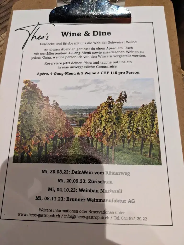 Menu_Theo's Restaurant & Bar_Sursee_image_2