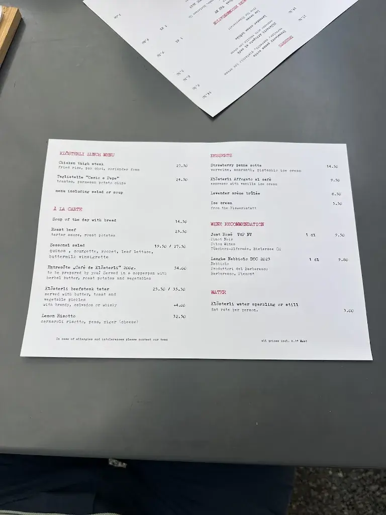 Klösterli Weincafe_Bern_menu_image_1